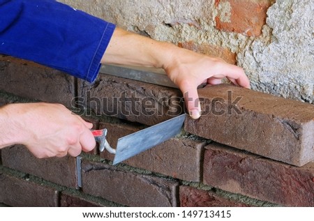 lay a brick wall