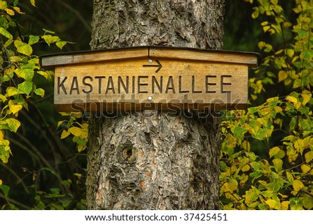 chestnut walk sign