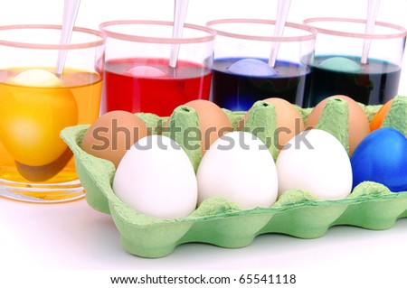pictures of easter eggs to colour in. stock photo : easter eggs colour