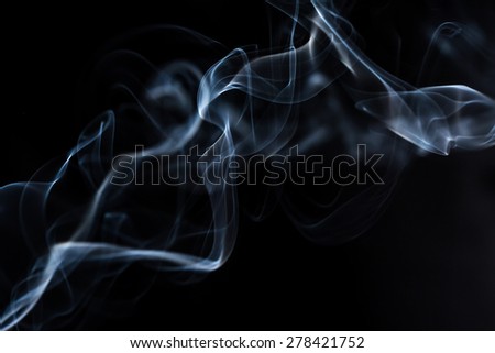 Mythical creature from smoke.