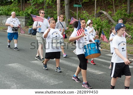 Shelton, CT, USA - May 25, 2015: The individuals are some of the many participants at the 