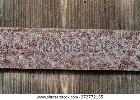 Rusty metal piece