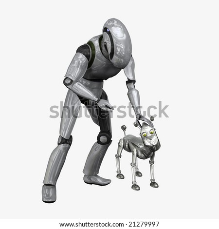Robot and his dog