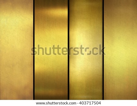 iron plate - collection of gold textures