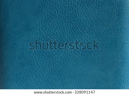 Texture artificial blue leather