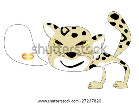 cartoon jaguar cat