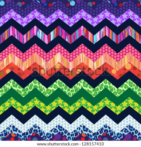 colorful zigzag print mixing seamless background colorful zigzag print mixing seamless background