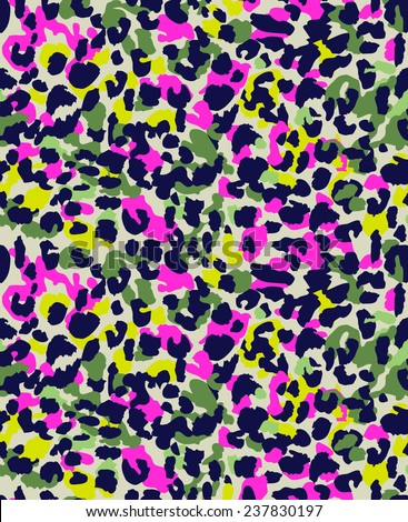 abstract animal camouflage spots ~ seamless background