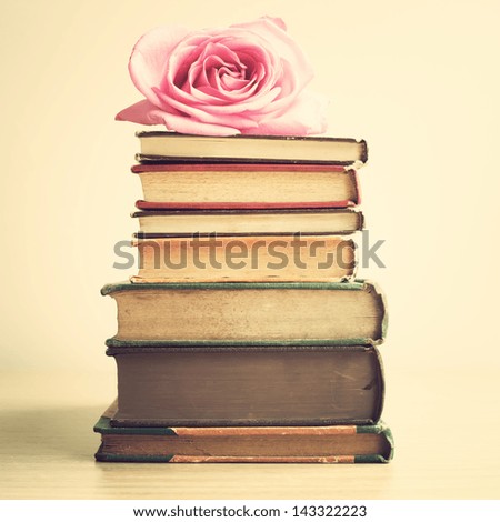Vintage Books and Rose Vintage Books and Rose