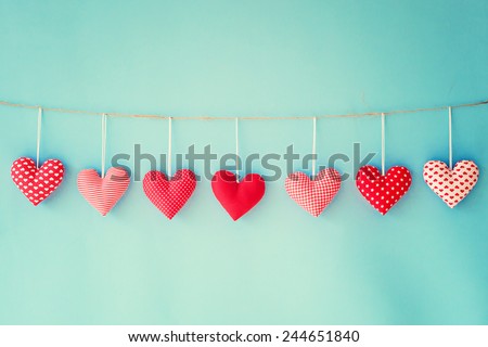 Valentine\'s hearts