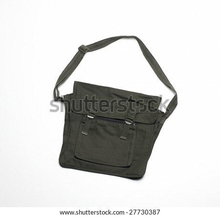 Messenger Bag isolated on a white background