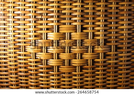 Thai bamboo handicraft background pattern