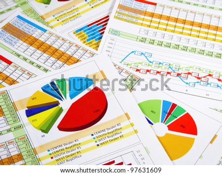 Printed Annual Report in Graphs and Diagrams