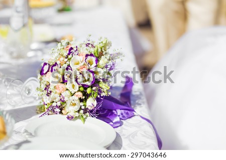 wedding bouquet, bridal bouquet, beautiful bouquet of different colors
