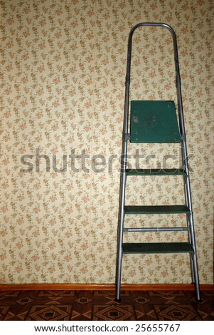 step-ladder in the  room