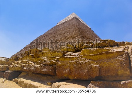stock photo : Pyramid and