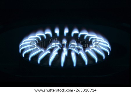 fire stove natural gas