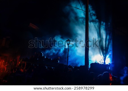 The flash of light on euromaidan