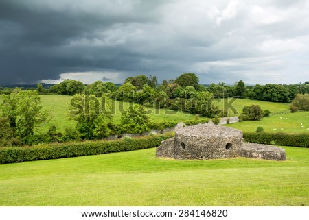 Close to Newgrange, Donore Co. Meath, Republic of Ireland, Ireland
