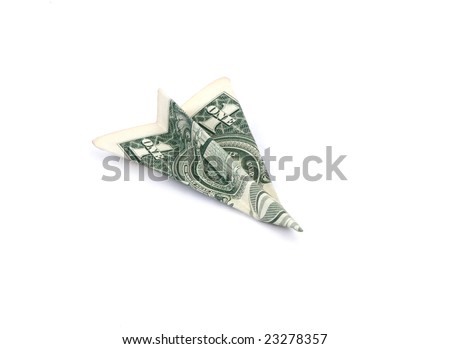 dollar bill airplane