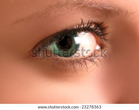 beautiful hazel eye