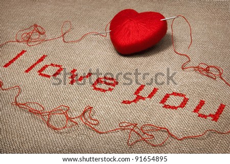 knit valentine