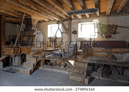 Work in the ancient mill