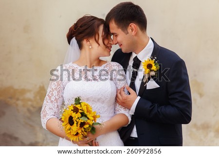 wedding bride and groom