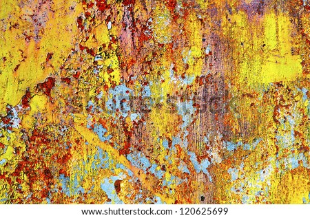Grunge rusty metal - abstract background