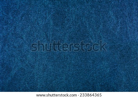 Blue stained cardboard texture abstract, paper plain grainy smooth surface background in horizontal orientation