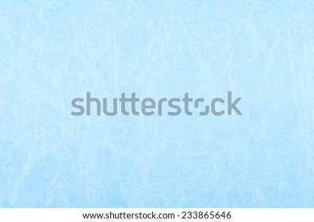 Blue creased cardboard texture abstract, paper plain smooth surface background in horizontal orientation, nobody.