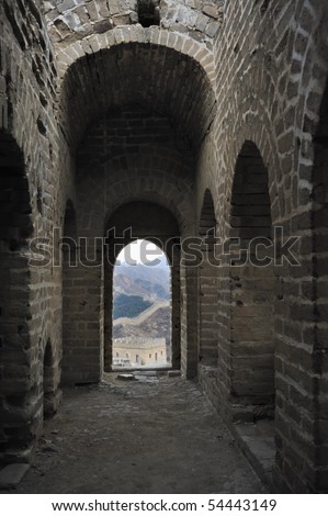 internal of watchtower, Jinshanling Great Wall