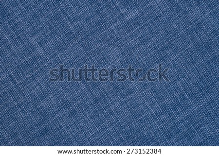 big Blue linen seamless texture in close-up (texture pattern for continuous replication)