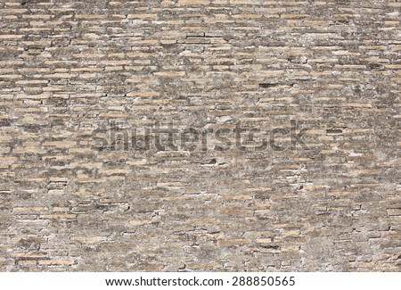 Antique wall from stone in Rome