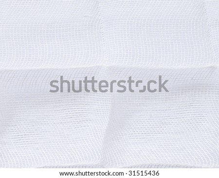 Background made of white textile, white on white