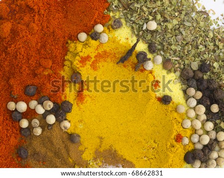 colorful spices, apstract background