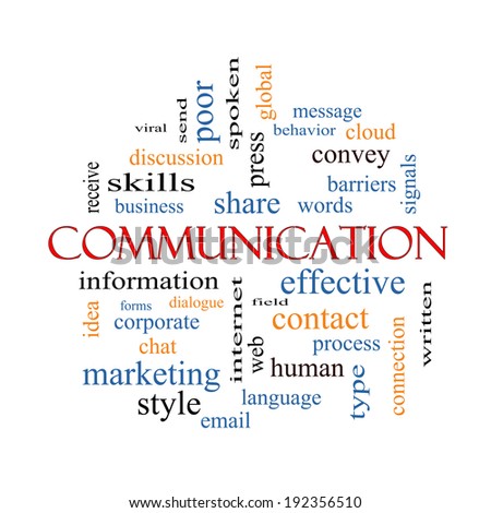 Communication Word Cloud Concept with great terms such as corporate, message, language and more.