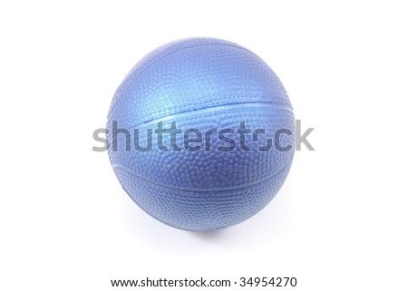 Children's toy blue ball