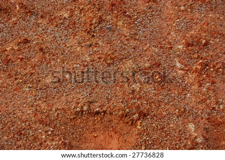 Red earth and sad