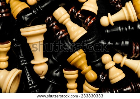 Chess Texture Pattern on a Black Background