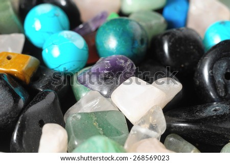 Colored Semi Precious Stones ready to make Handmade Jewelry