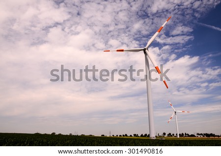 Windmill Wind Turbine Renewable Green Energy Source