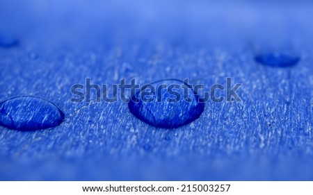 Water drop or bubble macro detail. Abstract background after rain. Raindrop.
