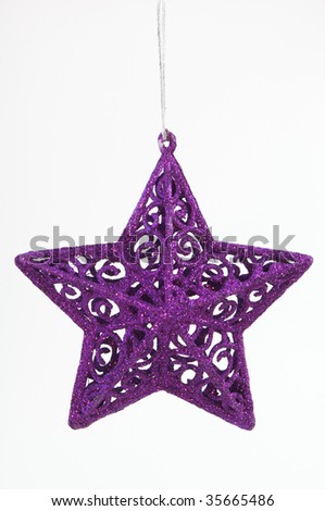 stars background purple. stock photo : A purple star