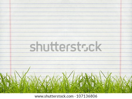 green grass isolation on the page backgrounds