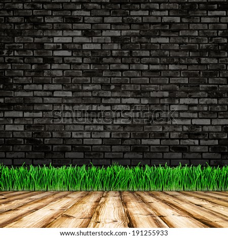 wood textured backgrounds in a room interior on the grass background