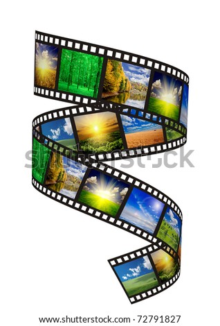 filmstrip on the white backgrounds filmstrip on the white backgrounds