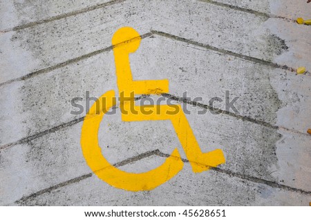 Wheel Chair Sign