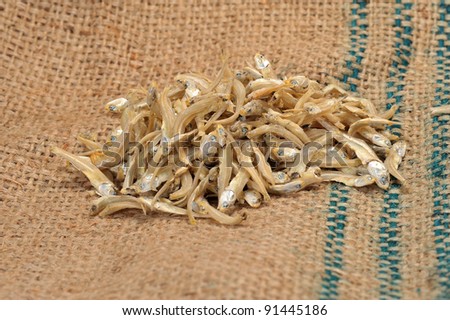 Dried Anchovies Used For Cooking Soup Stock