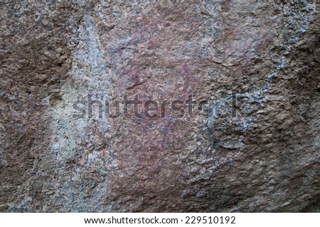 Rock Paintings, Spitzkoppe, Namibia, Africa